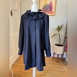 Topshop plaid coat size 12